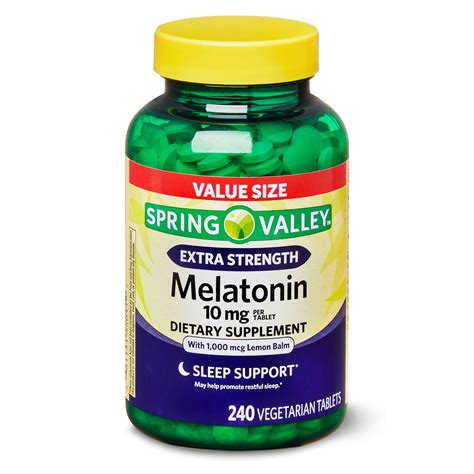 melatonina valor